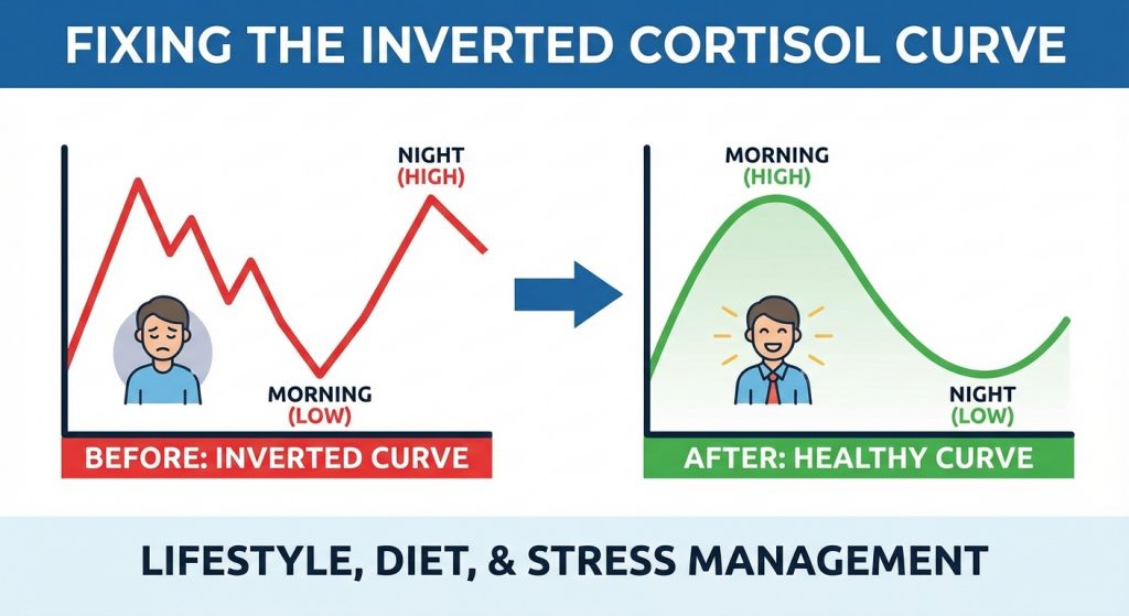 Fixing The Inverted Cortisol Curve