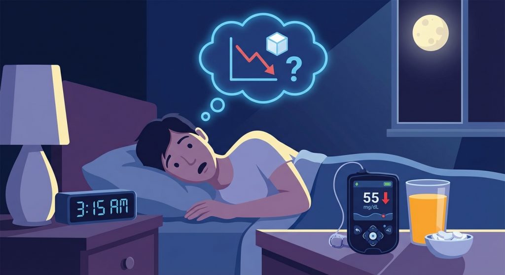 Nocturnal hypoglycemia for nondiabetics