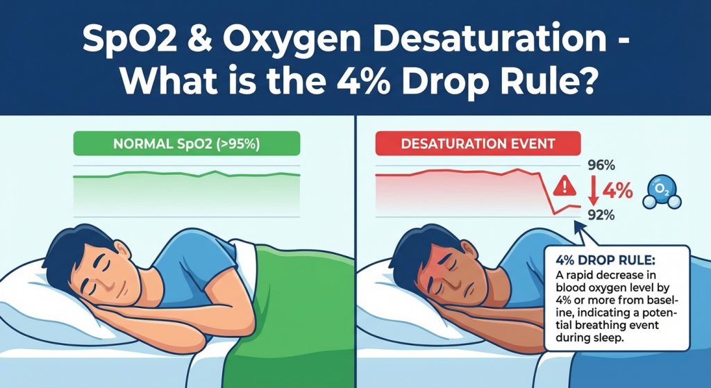 Oxygen Drop 4 percent rule