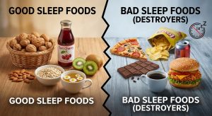 Good and Bad food for Your Sleep