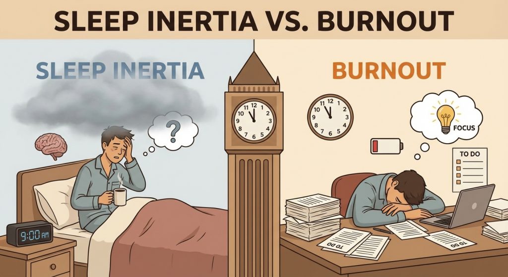 Sleep Inertia VS Burnout