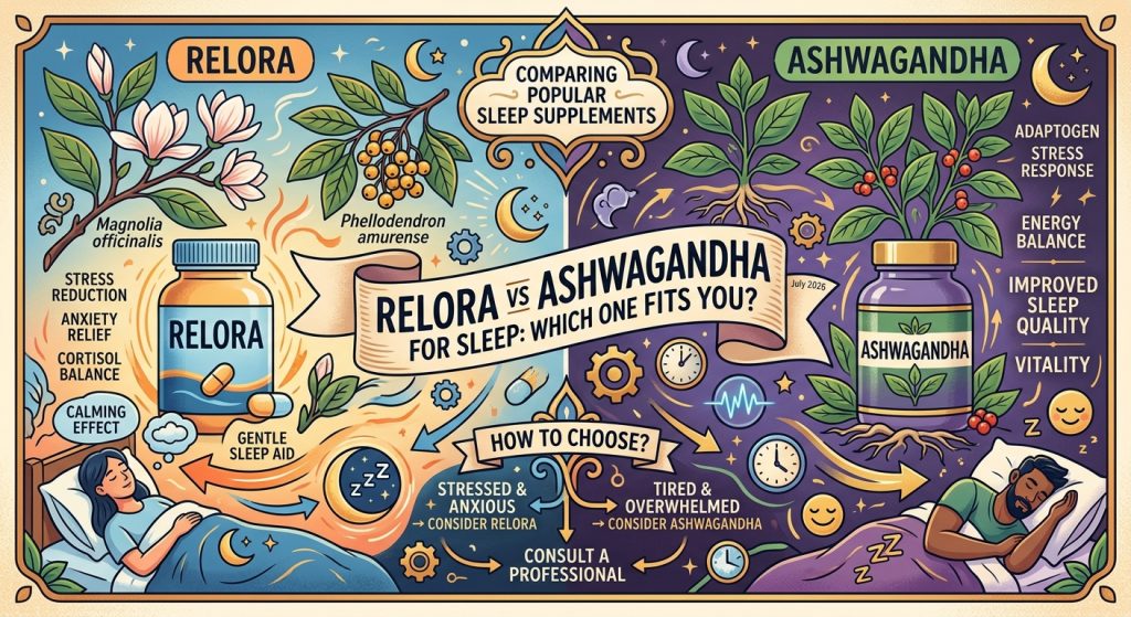 Ashwagandha vs relora for sleep